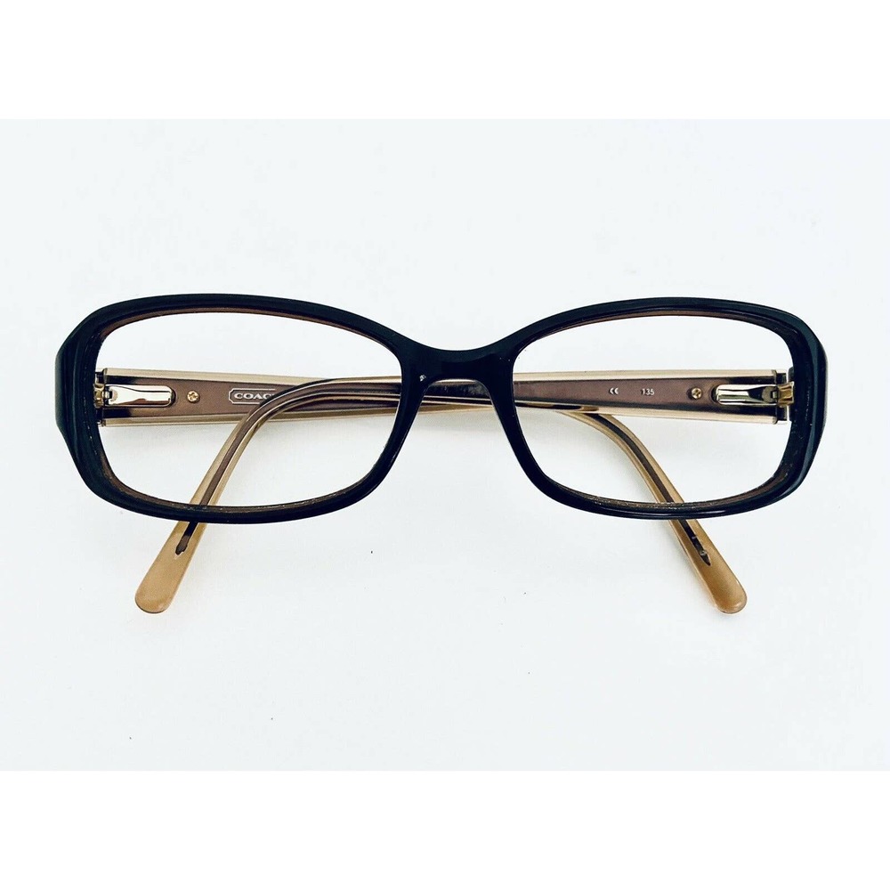 Coach Brown Rectangular Frame Glasses - image 6